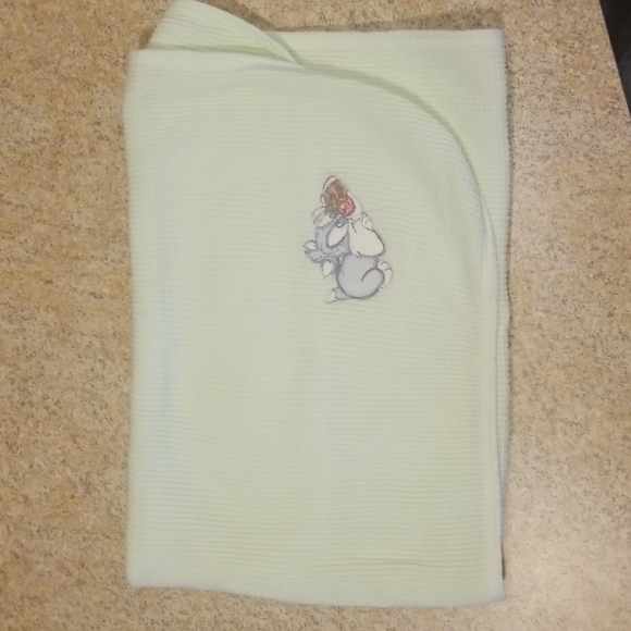 2 Vintage Baby Looney Tunes baby blankets Bugs Bunny, Sylvester - Picture 2 of 5